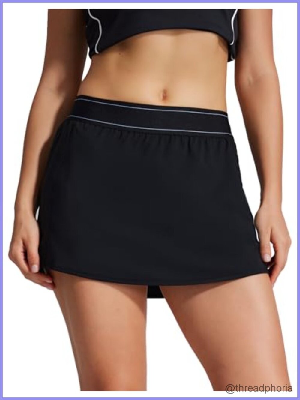 High-Waisted Tennis Skirt with Pockets, Athletic Skort for Women